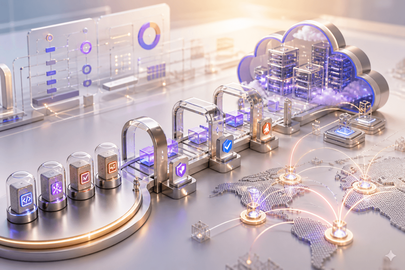 Cloud & delivery project visual
