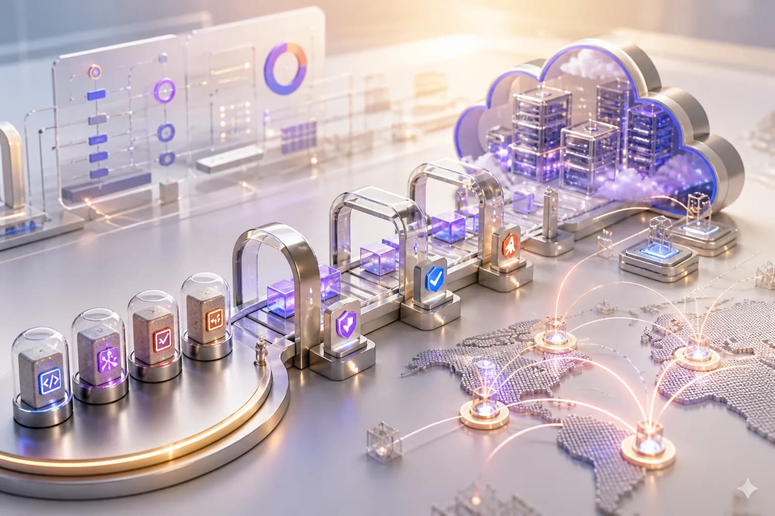 Cloud & delivery project visual